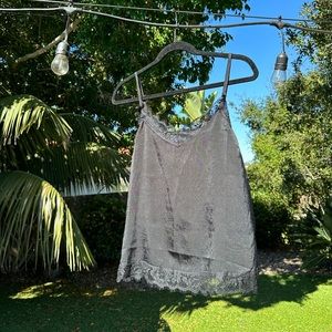 Black lace Urban Outfitters tank top